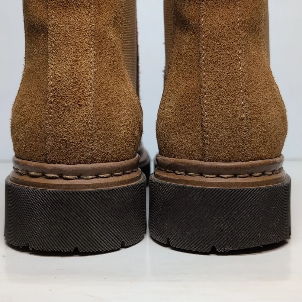 Danassa  lugged sole Chelsea suede boots women's size 6.5 EU 37 - Picture 13 of 16